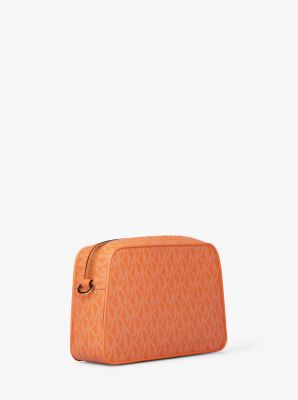 Jet Set Small Signature Logo Camera Crossbody Bag