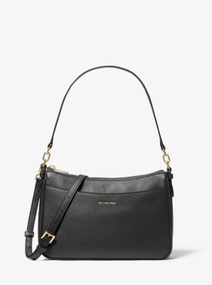 Jet Set Medium Pebbled Leather Convertible Crossbody Bag