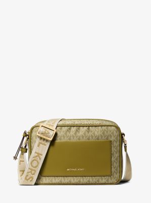 Jet Set Large Signature Logo Crossbody Bag