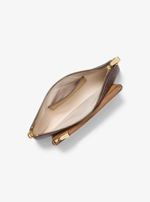 Jet Set Medium Signature Logo Convertible Crossbody Bag in BRN/ACORN | Michael Kors