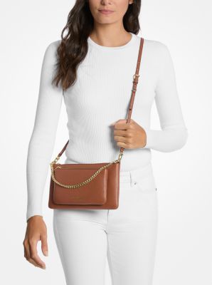 Jet Set Medium Pebbled Leather Convertible Crossbody Bag
