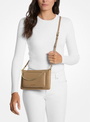 Borsa a tracolla Jet Set convertibile media in pelle martellata image number 2