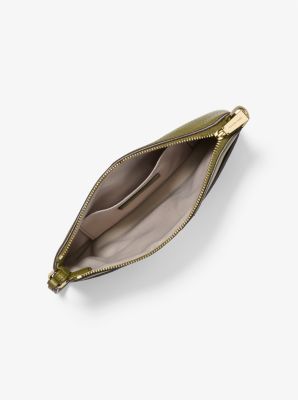 Jet Set Medium Pebbled Leather Wristlet