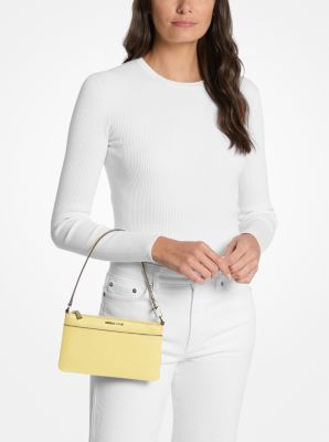 Jet Set Medium Pebbled Leather Wristlet