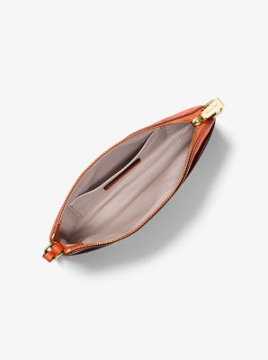 Grande pochette &agrave; sangle Jet Set convertible &agrave; logo Signature in MIMOSA | Michael Kors