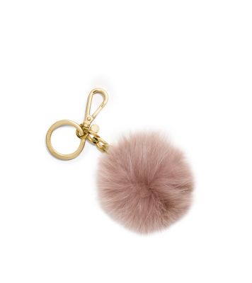 michael kors keychain fur