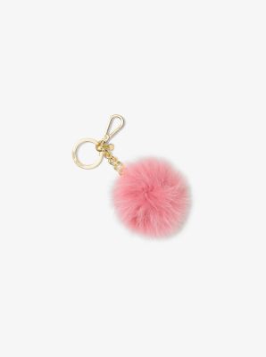 michael kors puff ball keychain