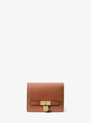 MK Brieftasche Hamilton Moderne Small Aus Leder - Braun