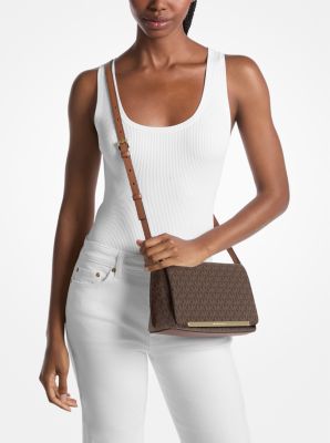 Evelyn Medium Signature Logo Crossbody Bag