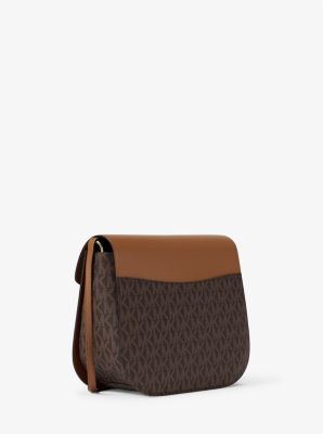 Saddle bag a tracolla Emilia piccola con logo image number 4
