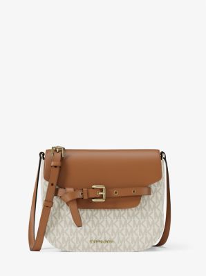 Saddle bag a tracolla Emilia piccola con logo