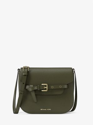 Petit sac à bandoulière Emilia façon sacoche en cuir grainé image number 0