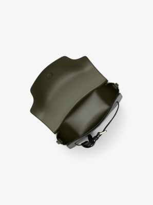 Petit sac à bandoulière Emilia façon sacoche en cuir grainé image number 1