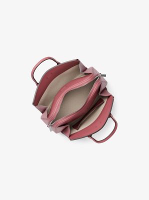 Borsa a tracolla Laila extra-small in pelle in PALISSANDRO | Michael Kors