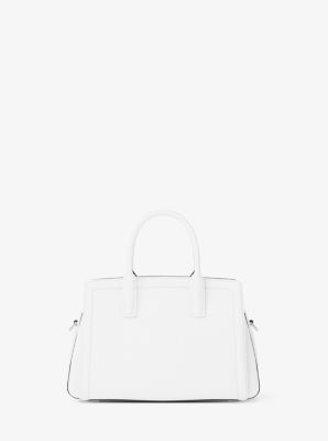 Laila Extra-Small Leather Crossbody Bag in OPTIC WHITE | Michael Kors