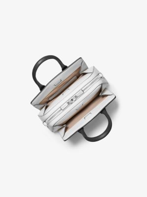 Borsa a tracolla Laila extra-small in pelle color-block image number 1