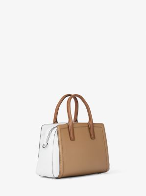 Laila Extra-Small Color-Block Leather Crossbody Bag