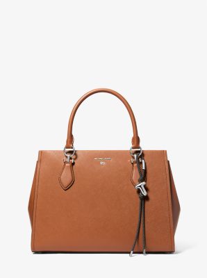 Initial Silver-Tone and Speckled Cord Bag Charm in SH RHODIUM | Michael Kors