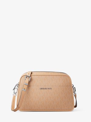Jet Set Small Signature Logo Camera Crossbody Bag