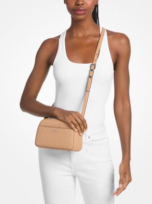 Jet Set Small Signature Logo Camera Crossbody Bag