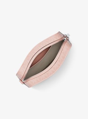 Jet Set Small Signature Logo Camera Crossbody Bag in SMOKEY ROSE | Michael Kors