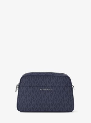 Kameratasche Jet Set Small mit Signature-Logomuster