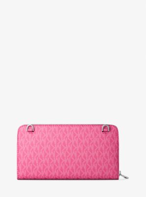 Grand sac &agrave; bandouli&egrave;re continental Jet Set &agrave; logo Signature