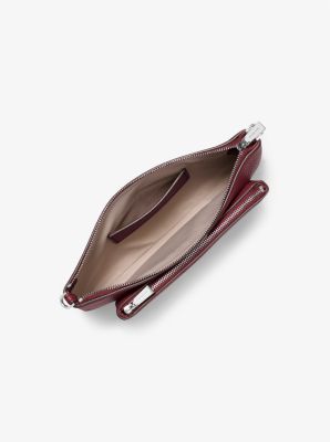 Sac à bandoulière Jet Set convertible de taille moyenne en cuir grainé
