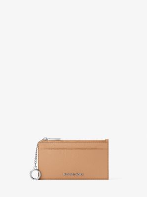 Jet Set Small Pebbled Leather Card Case