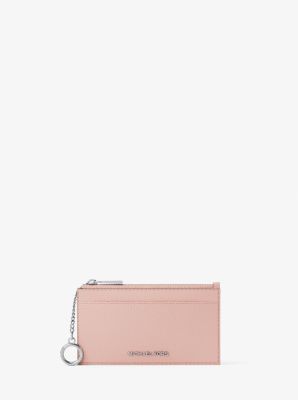 Jet Set Small Pebbled Leather Card Case