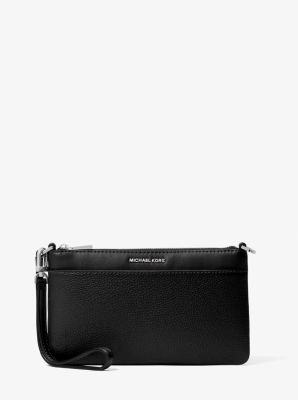 Jet Set Medium Pebbled Leather Convertible Wristlet