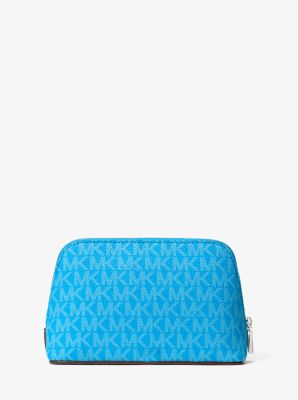 Neceser de viaje Jet Set peque&ntilde;o con logotipo in AZUL MILOS | Michael Kors