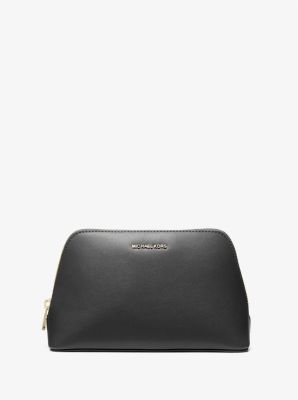 Kulturbeutel Jet Set Medium aus Leder in SCHWARZ | Michael Kors