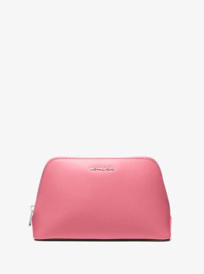 MK Kulturbeutel Jet Set Medium Aus Leder - Rosa