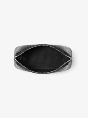 Jet Set Small Metallic Signature Logo Travel Kit in BLACK | Michael Kors
