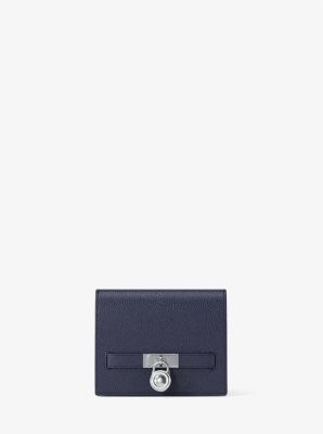 MK Brieftasche Hamilton Moderne Small Aus Leder - Blau