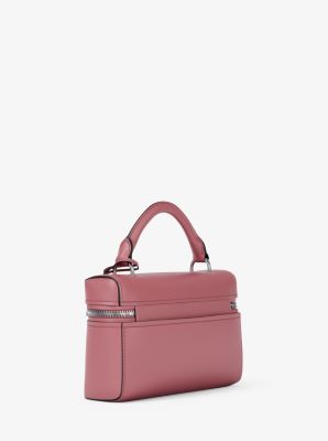 Jana Extra-Small Leather Crossbody Bag in ROSEWOOD | Michael Kors