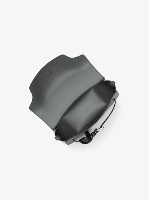 Emilia Small Pebbled Leather Saddle Crossbody Bag image number 1