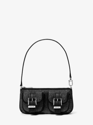 Zoe Small Embellished Suede Pochette image number 0