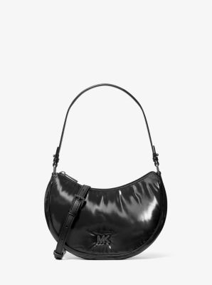 MK Wandelbare, Bauschige Pochette Kyla Small - Schwarz