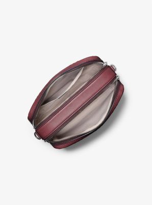 Bryant Medium Burnished Leather Camera Crossbody Bag