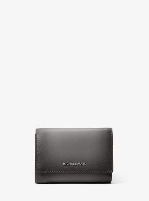 Bryant Medium Burnished Leather Tri-Fold Wallet