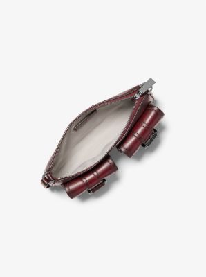 Zoe Small Burnished Leather Pochette image number 1