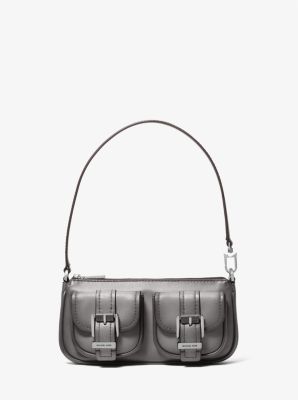 Zoe Small Burnished Leather Pochette image number 0
