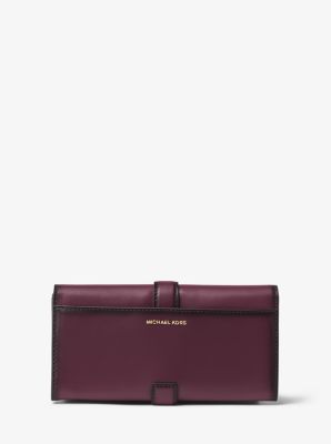Michael Kors Lavender Jet Set Travel Wallet  Travel wallets, Studded  backpack, Michael kors wallet