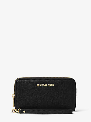 Michaelkors Large Leather Smartphone Wristlet