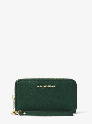 michael kors large glitter smartphone wristlet