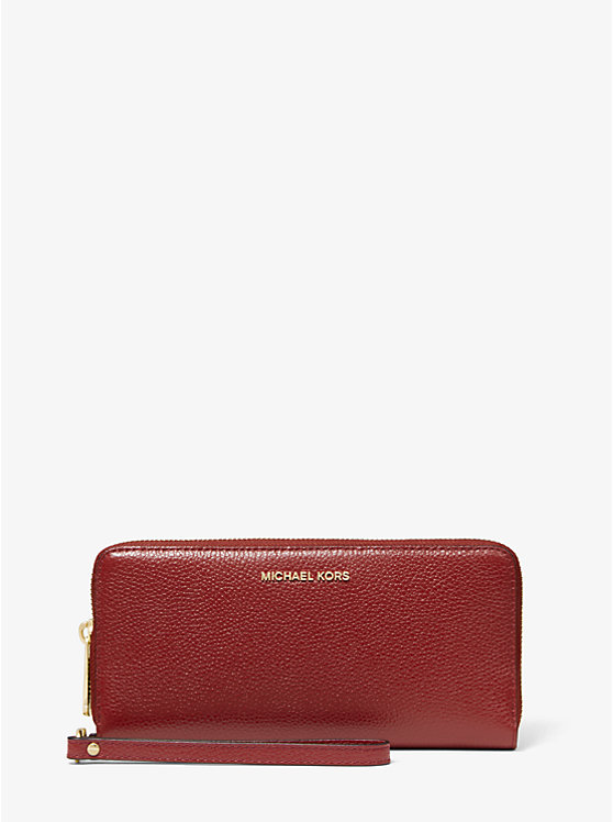 Leather Continental Wristlet image number 0