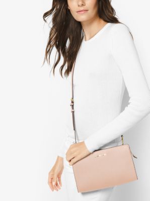 jet set saffiano leather crossbody