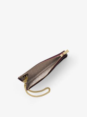Pochette pour cartes Jet Set Travel en cuir verni
